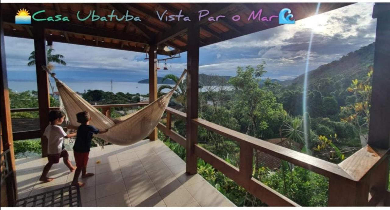 Casa Ubatuba Vista para o Mar Bagian luar foto